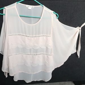 light pink cover top